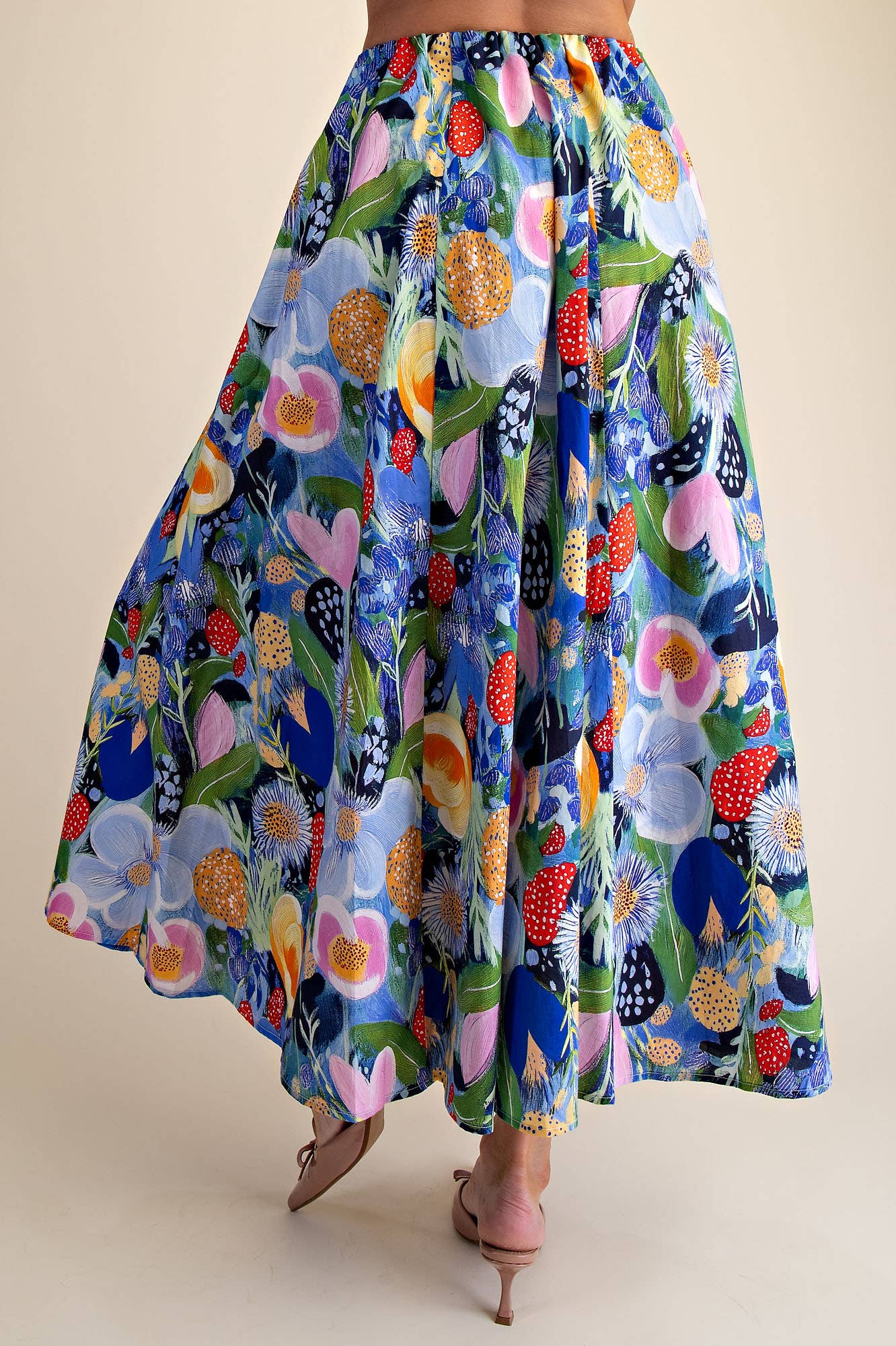 Floral Midi Skirt
