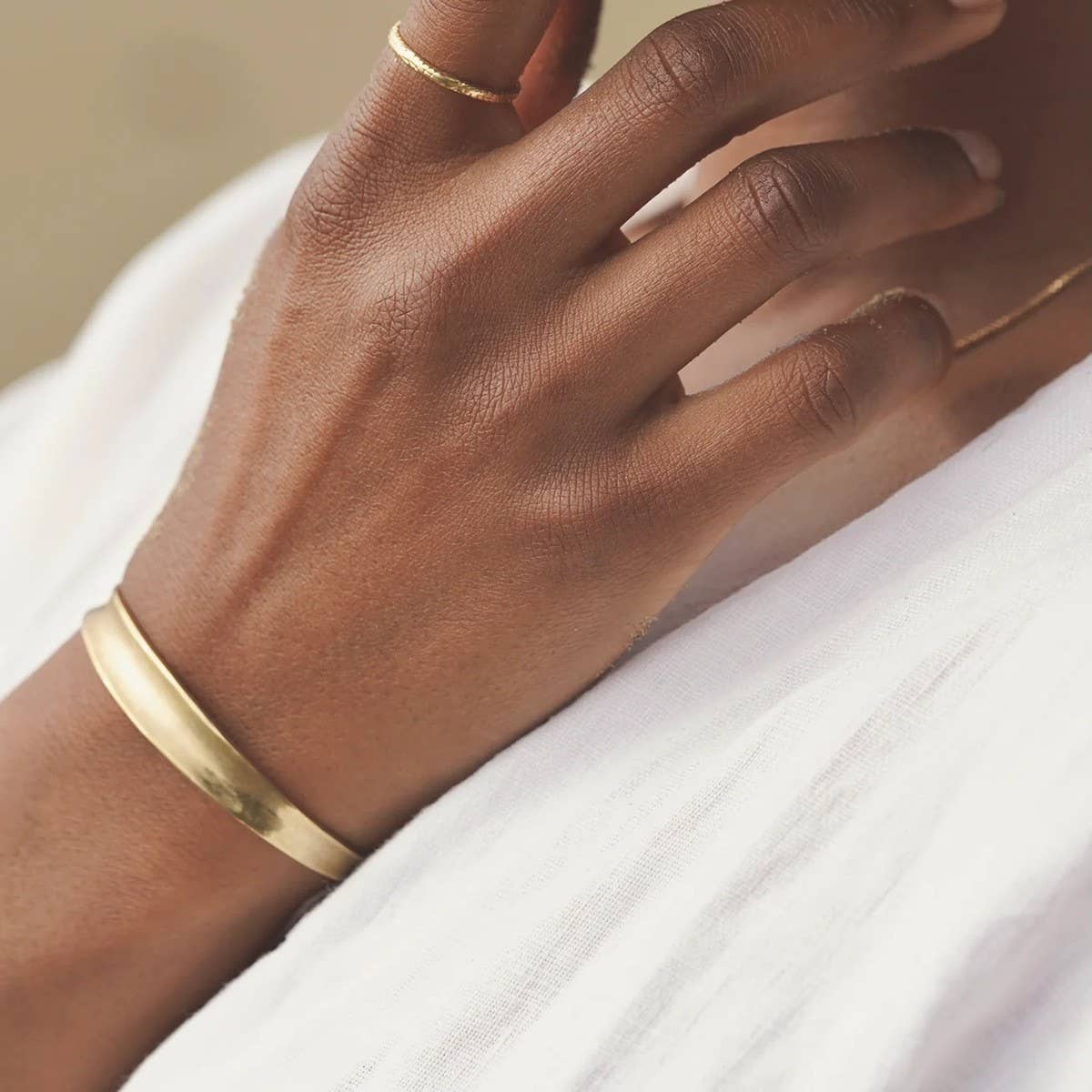 18K Gold Open Cuff