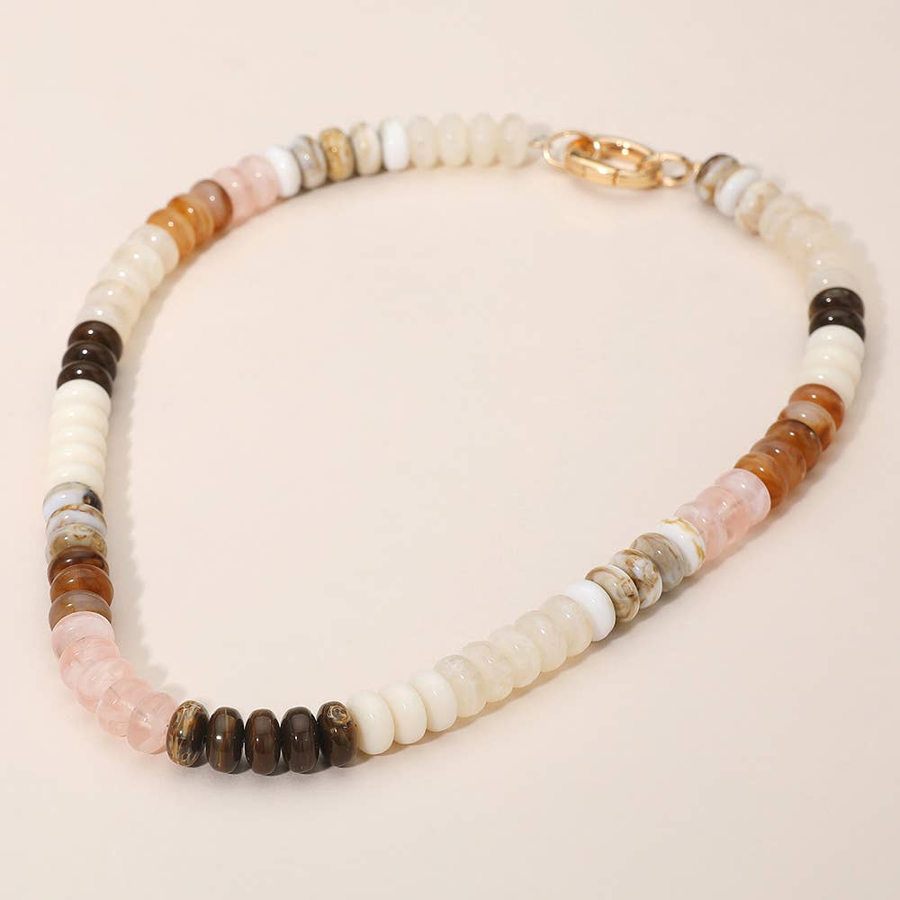 Chunky Resin Disc Necklace