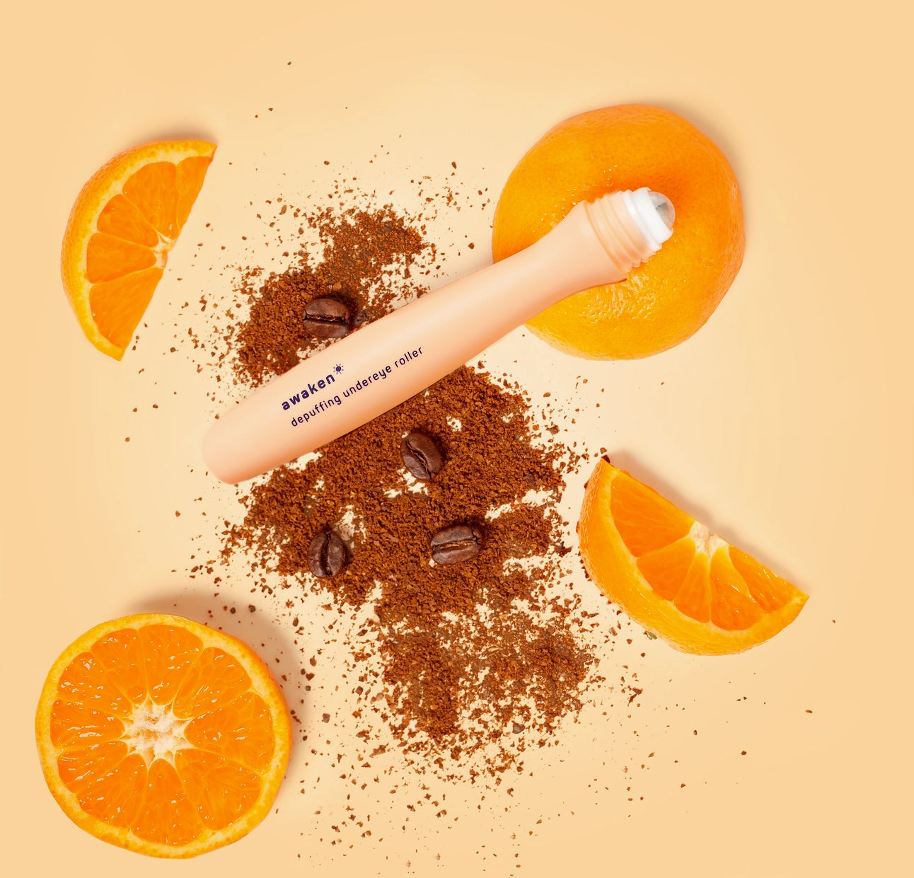Under eye depuffing roller