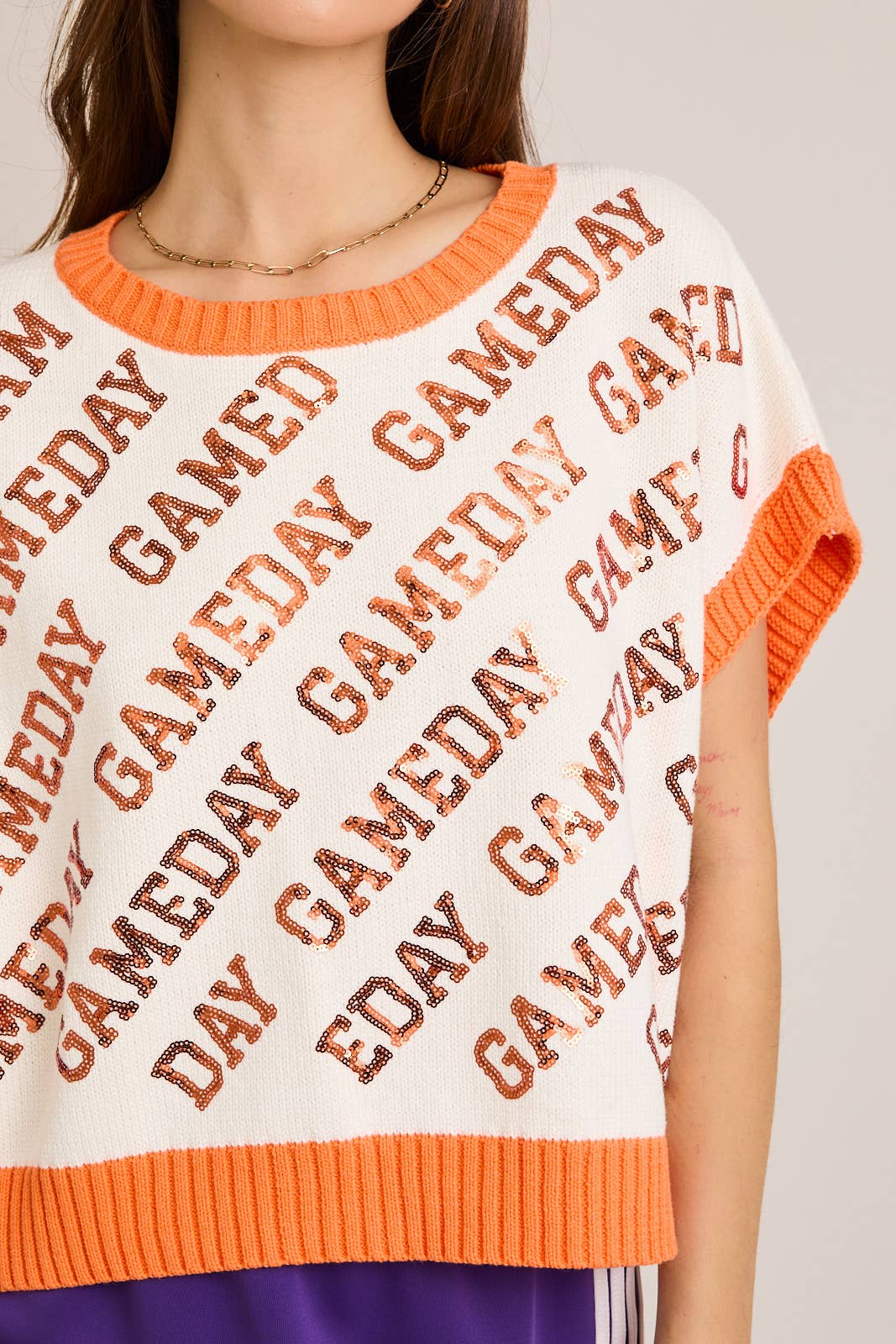 "GAMEDAY" LETTER IN SEQUINS