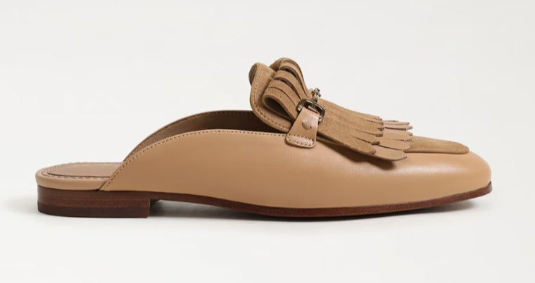 Lainey tan lea/ suede