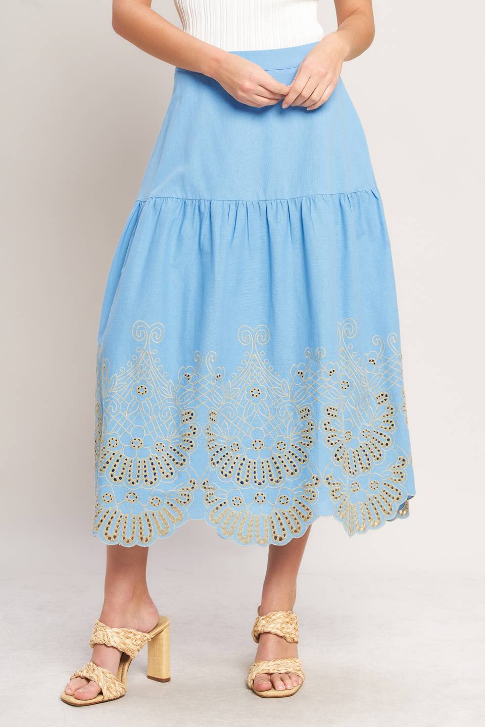 Baby Blue Woven Set