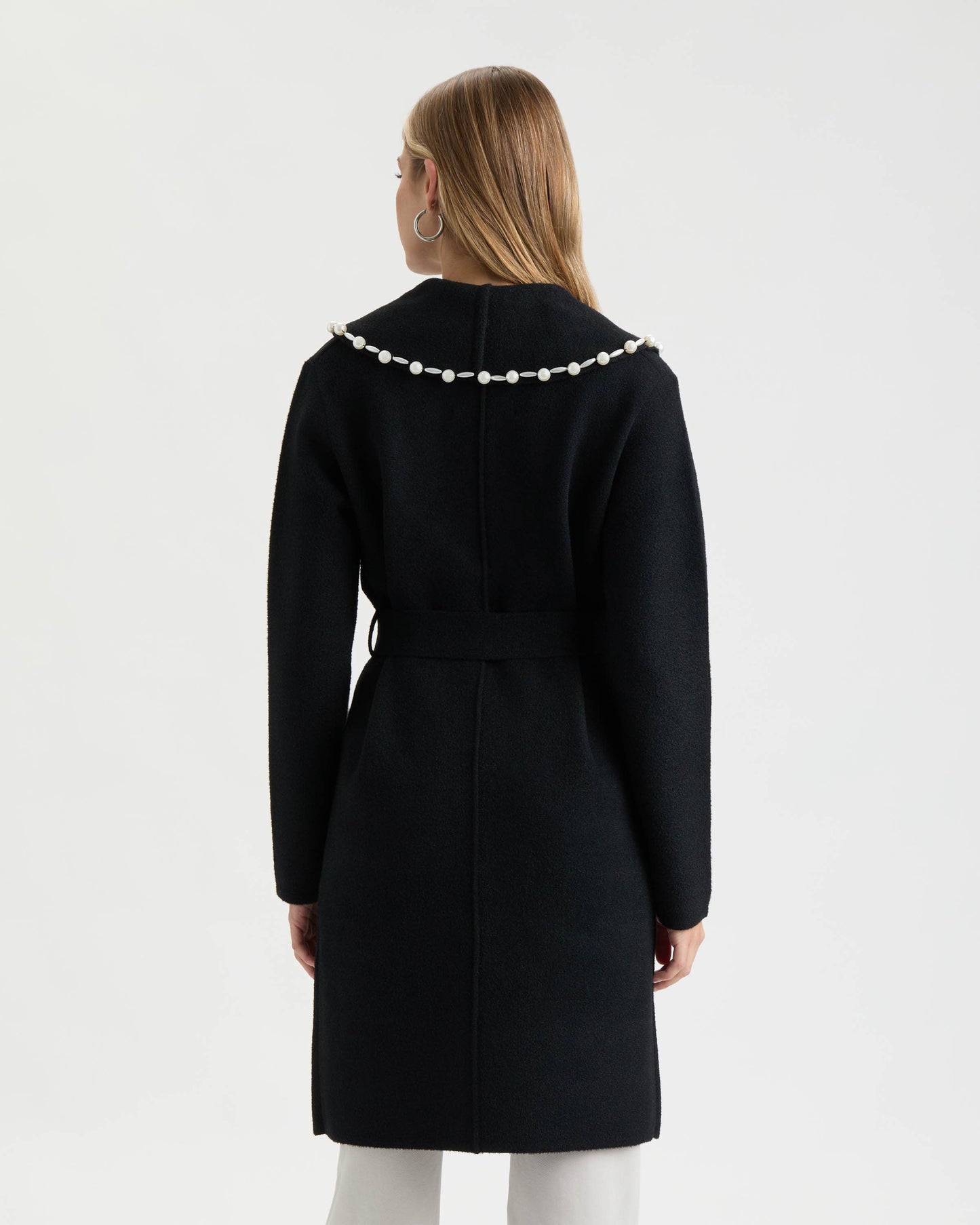 PEARL EMBELLISHMENT Coat
