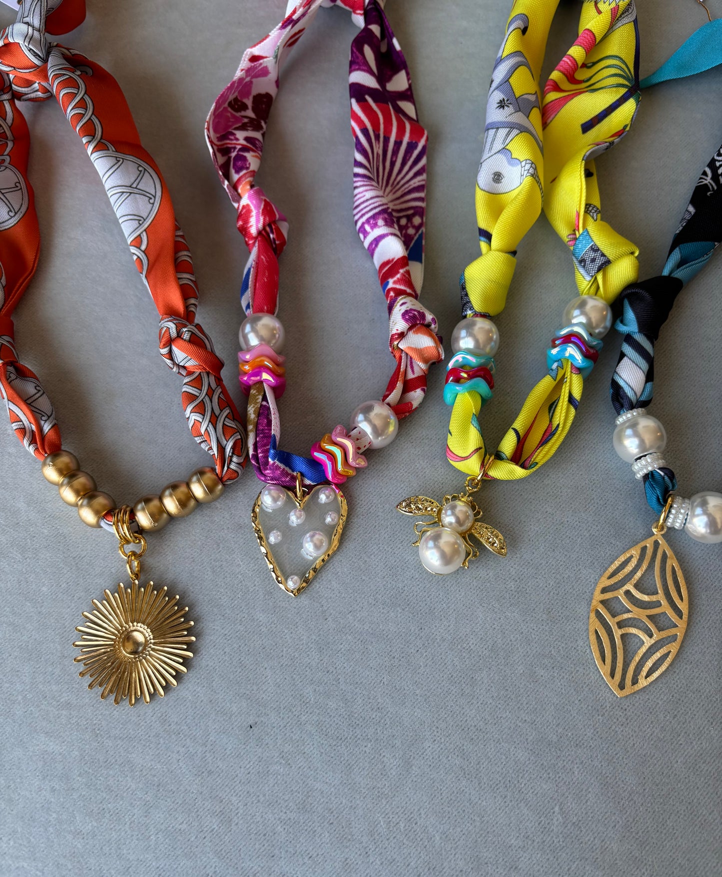 Scarf Charm Necklaces (48)