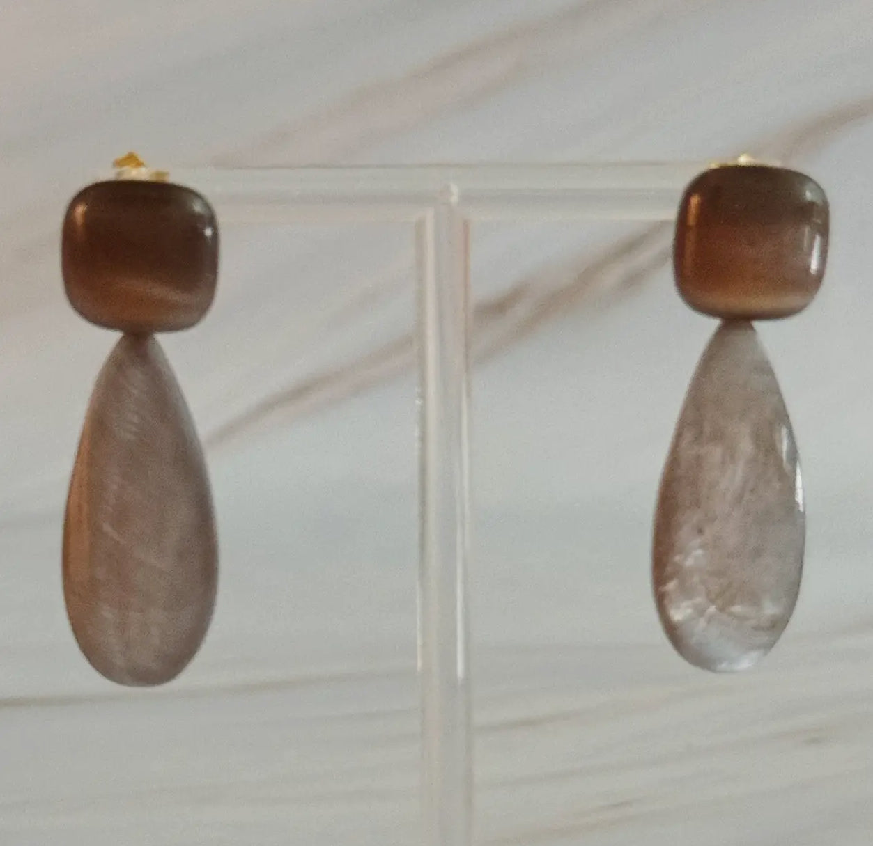 Pastel Stone Earrings
