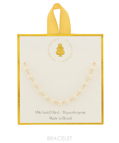 Pearl Station Chain Bracelet