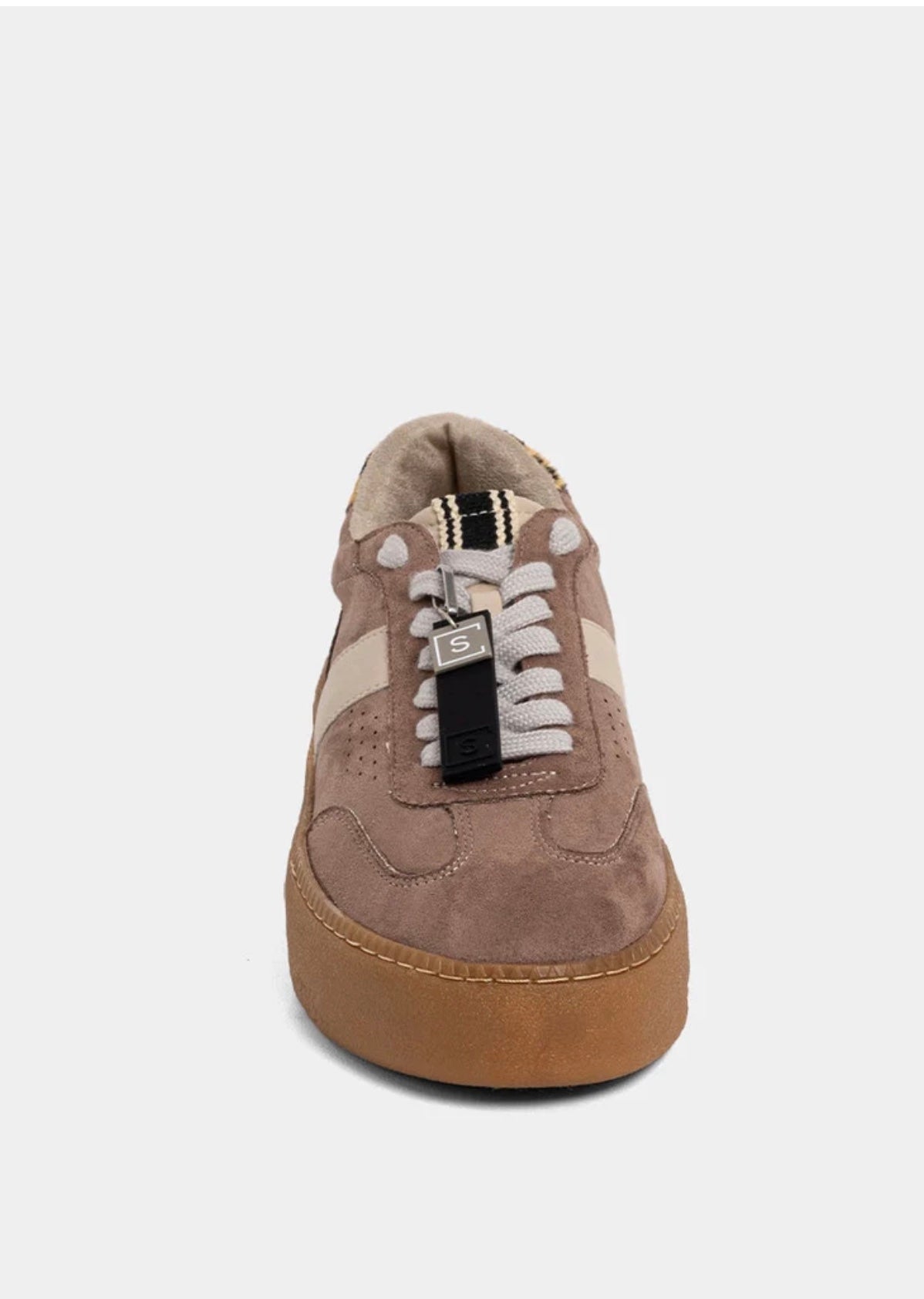 Stacey taupe suede