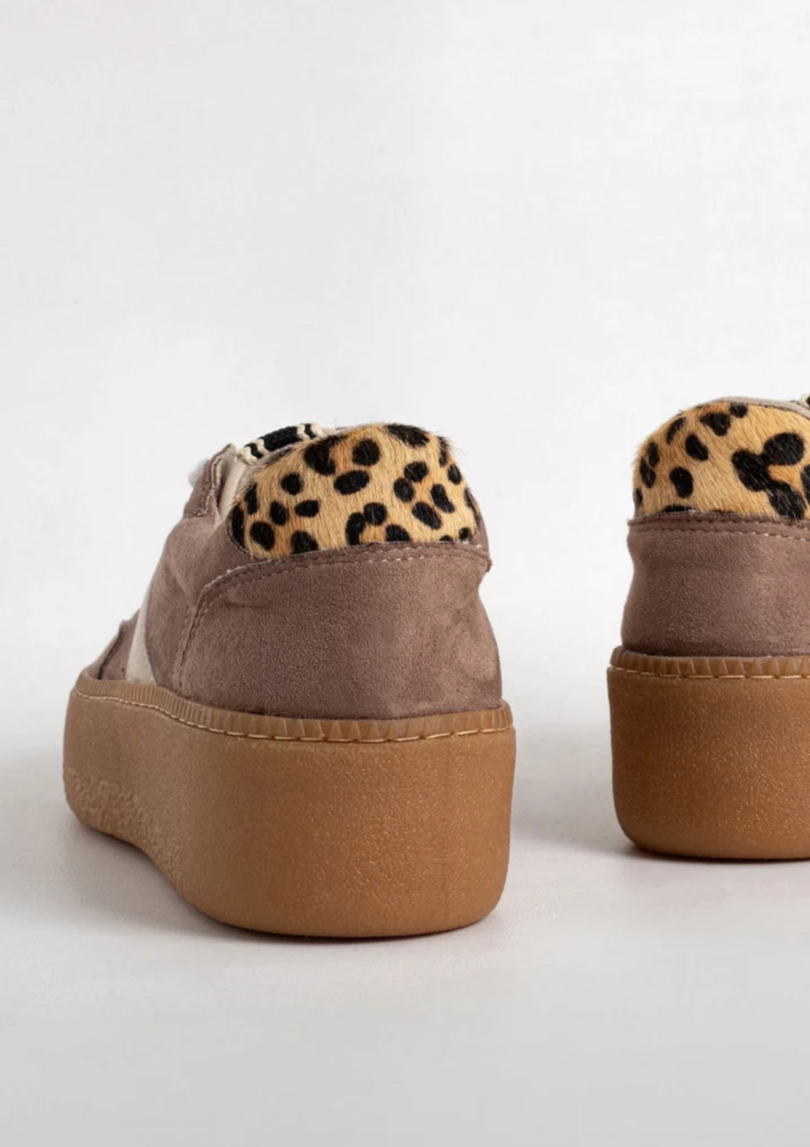 Stacey taupe suede