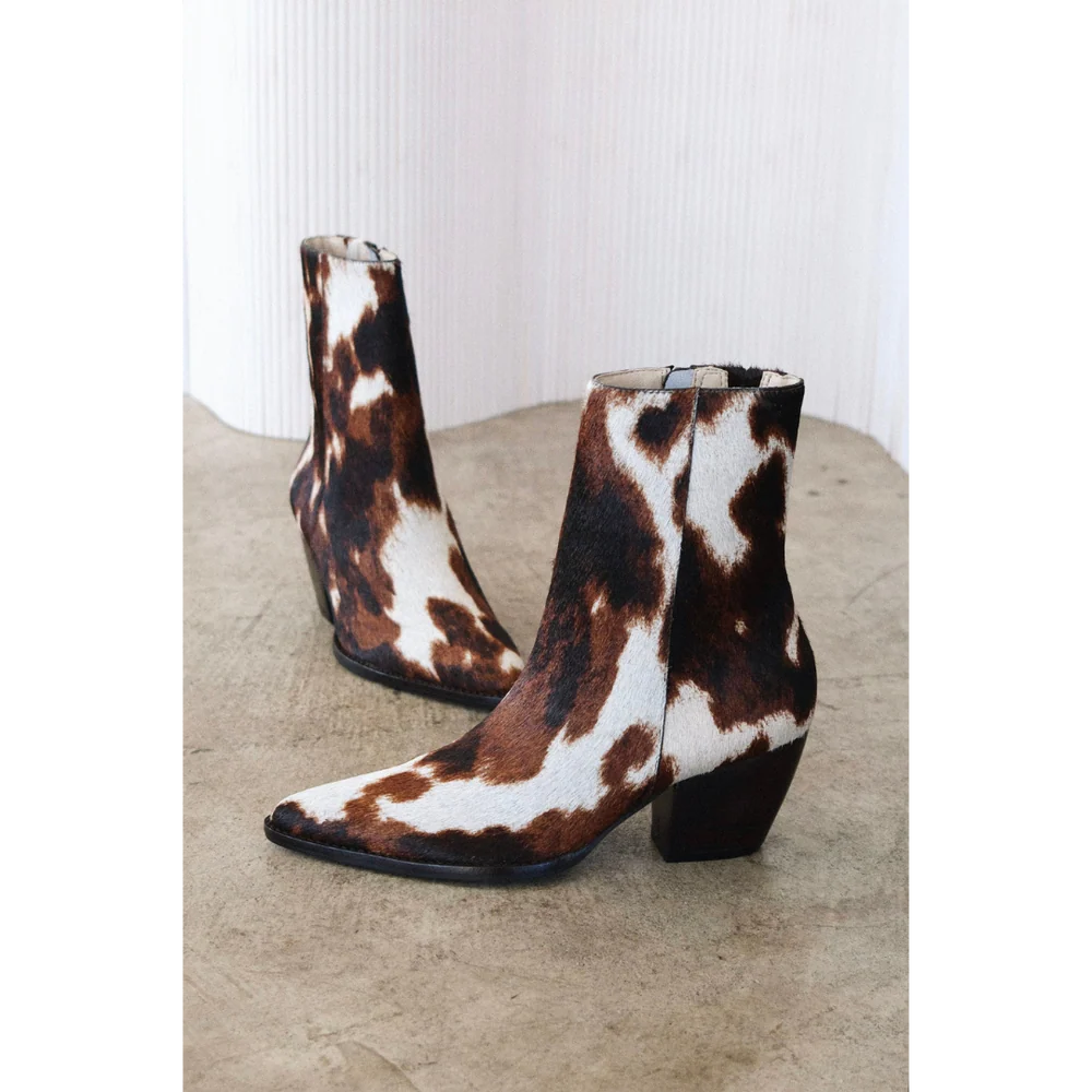 Caty Brown Multi Cowhair