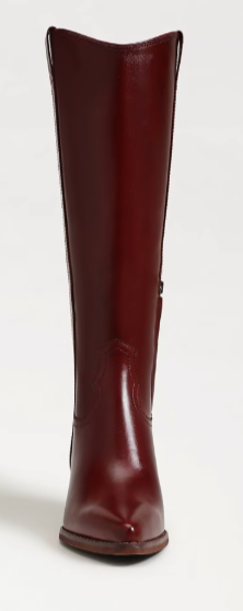 Wyatt Knee High Boot - Deep Scarlet