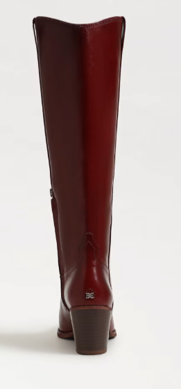 Wyatt Knee High Boot - Deep Scarlet