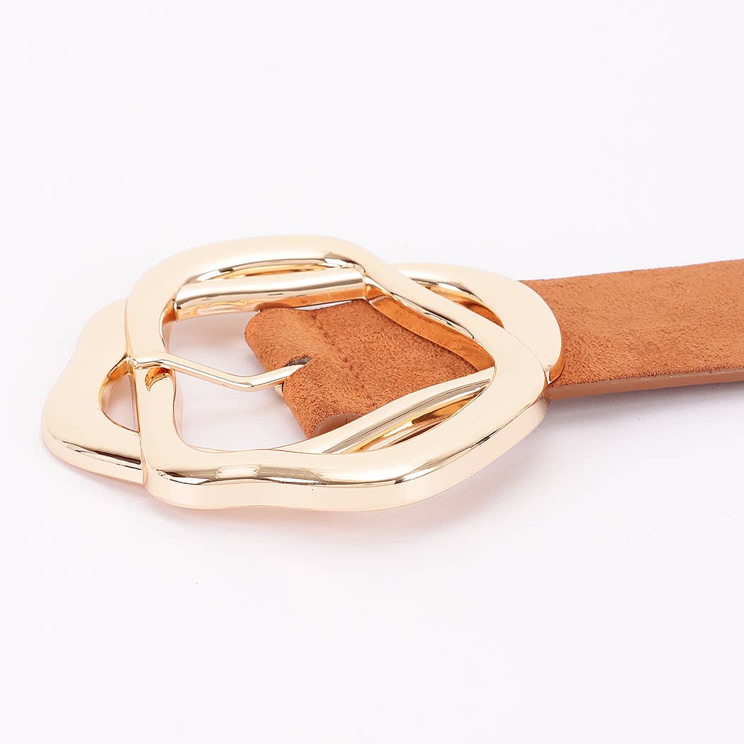 Unique Twisted Buckle Belt