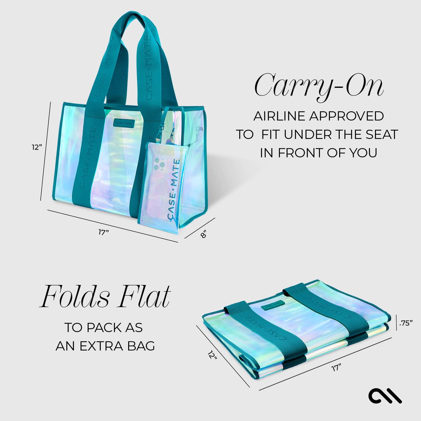 Bubble Beach Tote Shoulder Bag - Emerald Blue