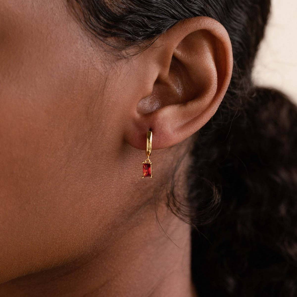Geometric Hoop Earrings