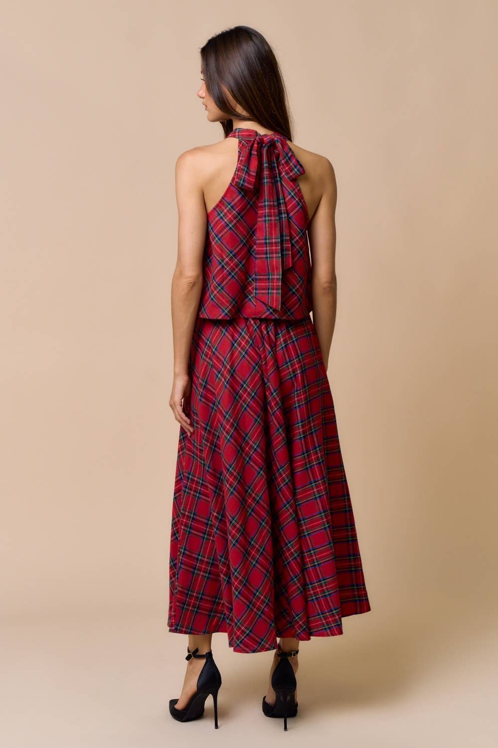 Plaid Maxi Skirt
