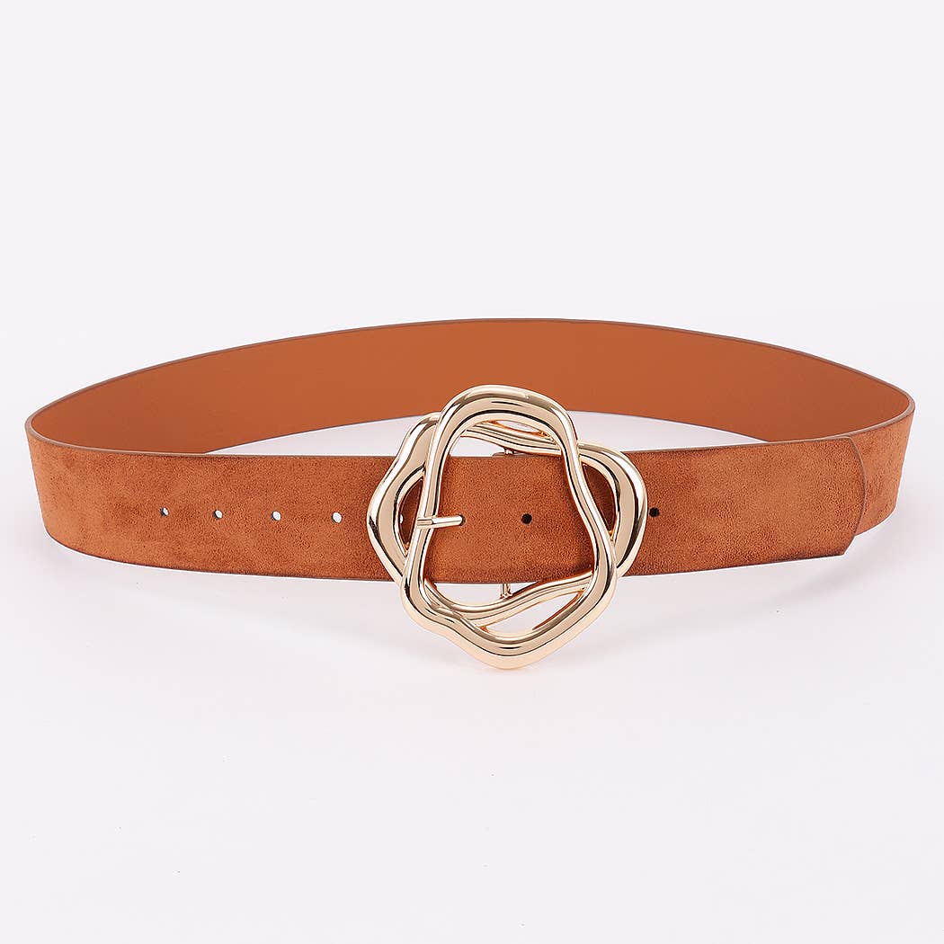 Unique Twisted Buckle Belt