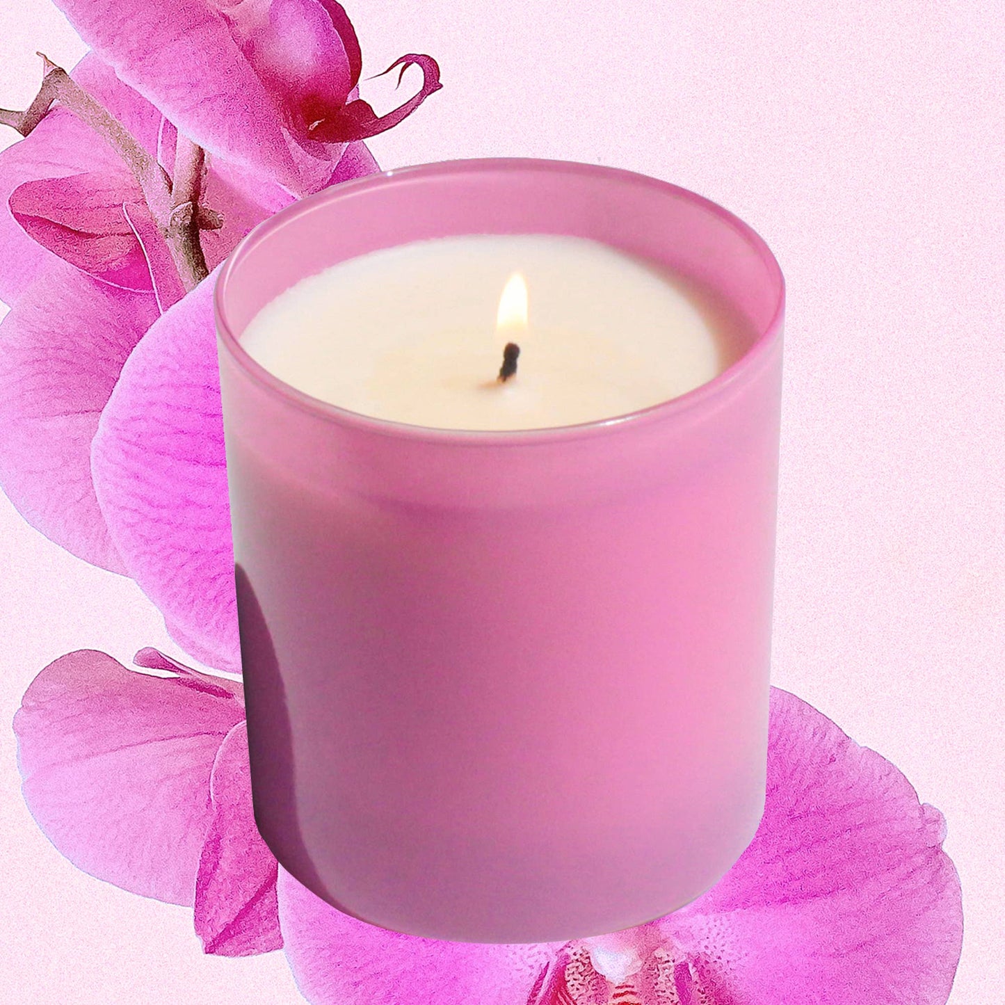 Flora 9 oz. Hue Candle (Wild Orchid)