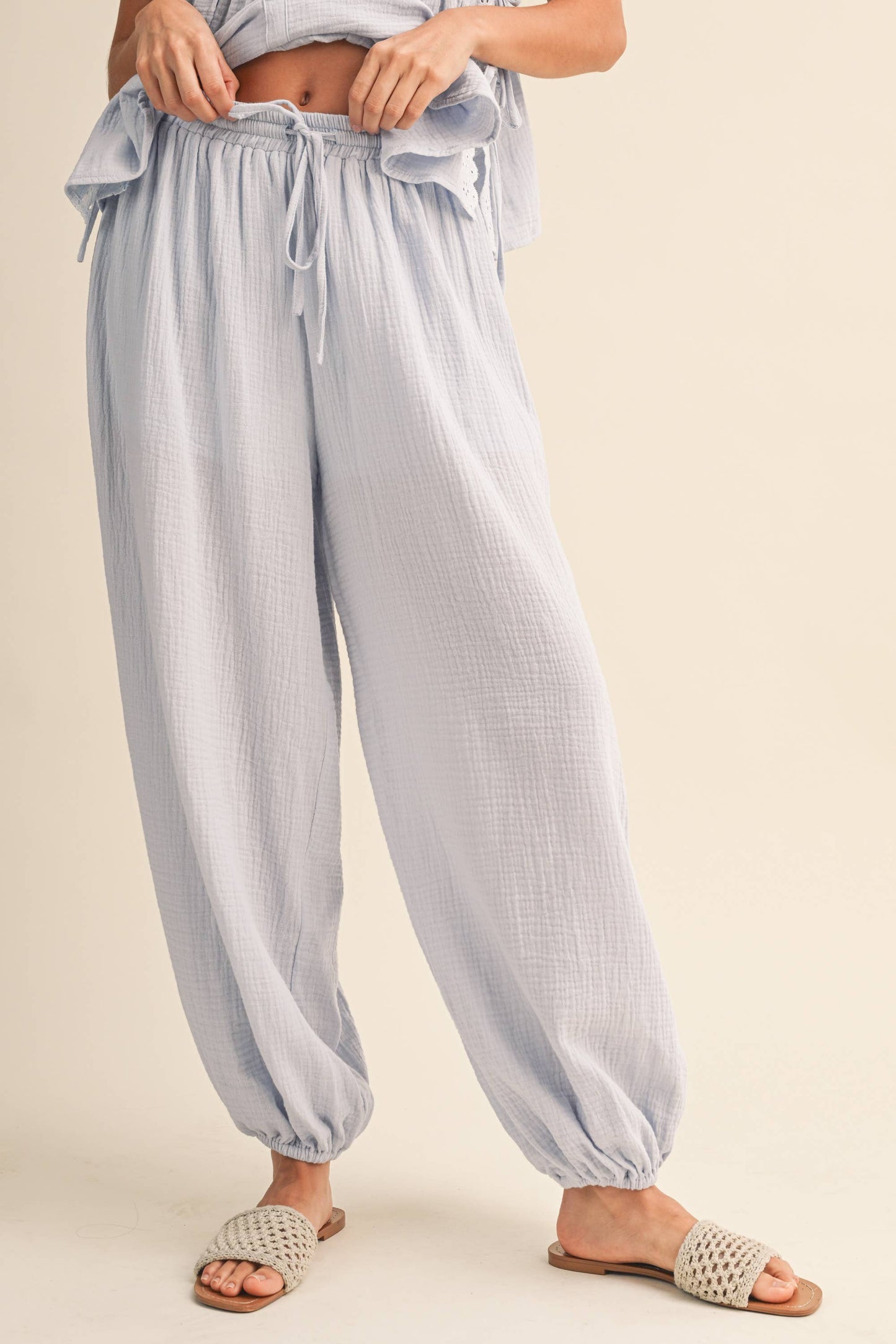 IST6468 TOP EDGE CONTRAST STRAPLESS TOP AND PANTS
