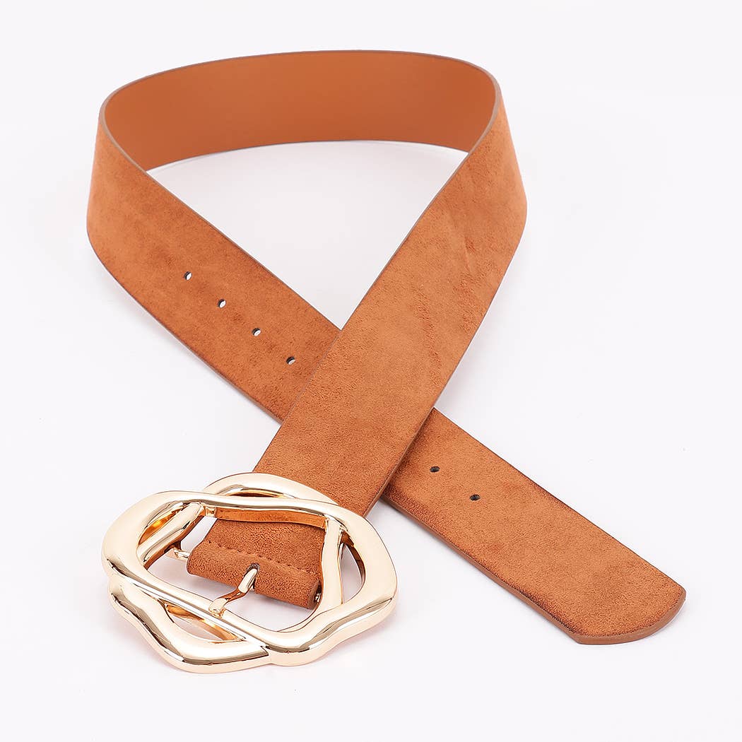 Unique Twisted Buckle Belt