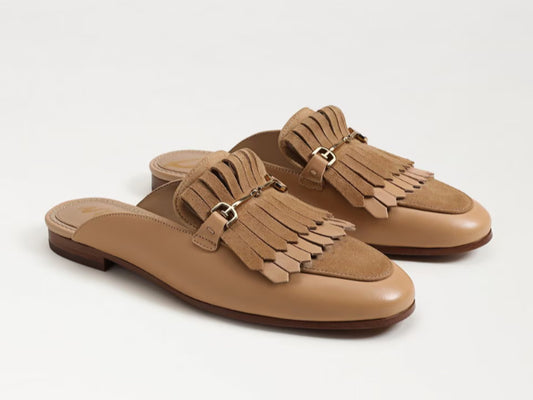 Lainey tan lea/ suede