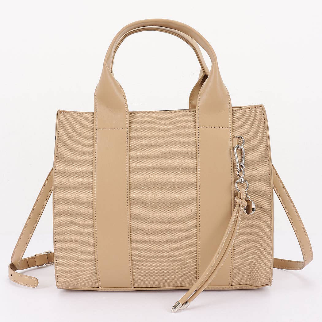 Faux Leather Tote Bag