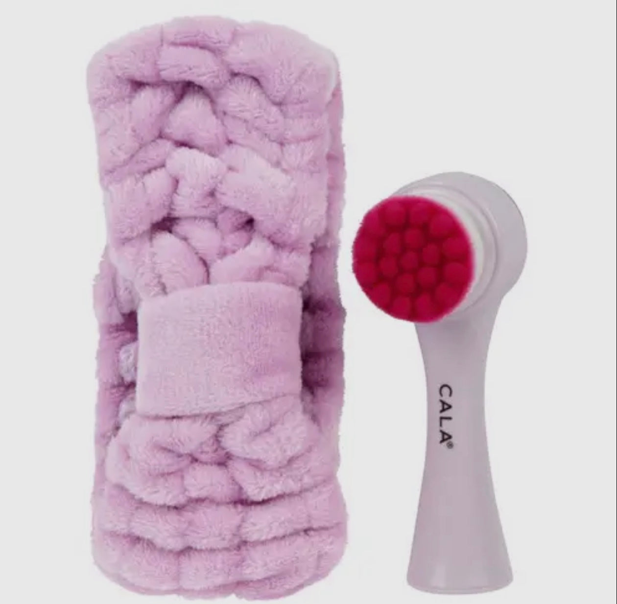 Facial Brush and Headband Set (purple)