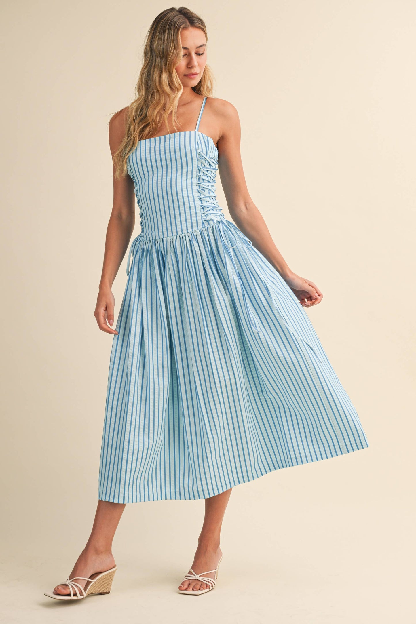 Lace Up Midi