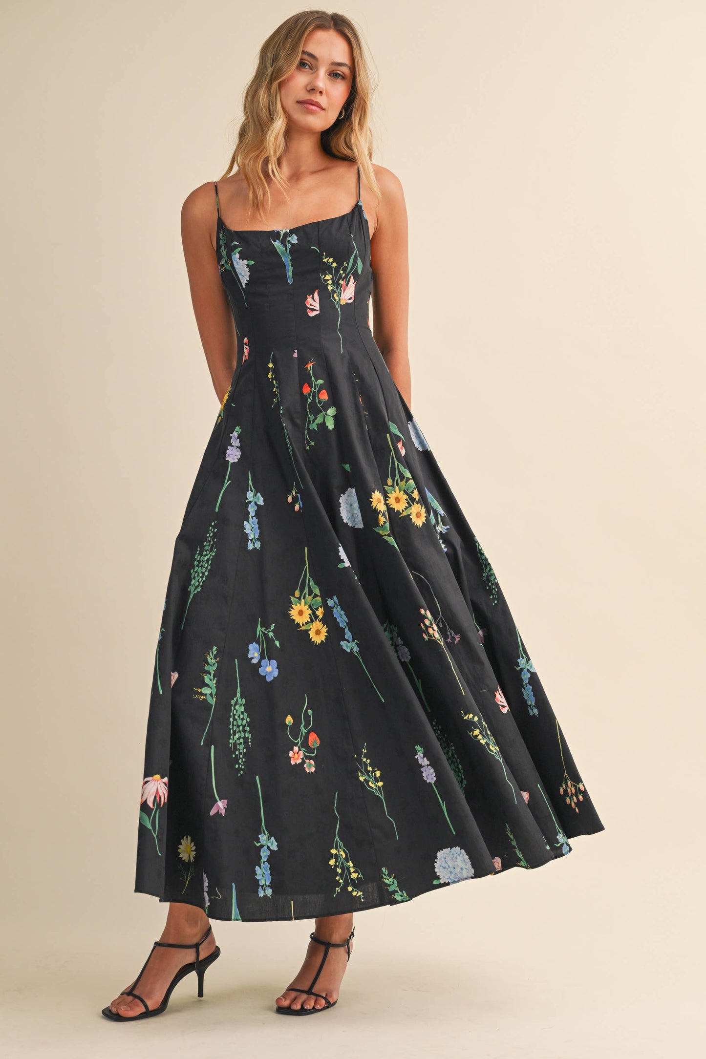 FLORAL PRINTED Maxi