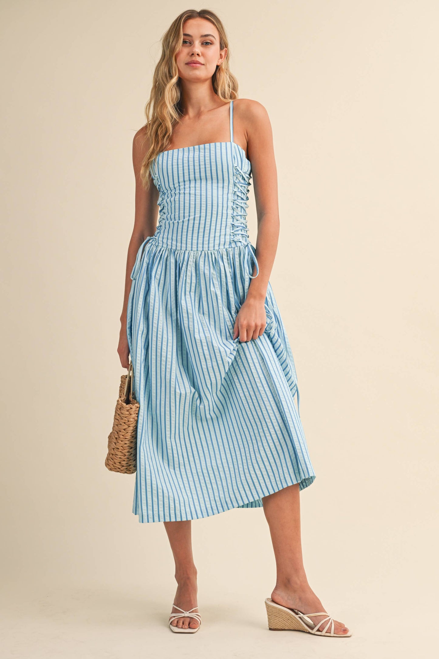 Lace Up Midi