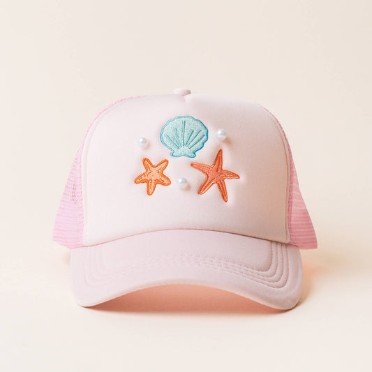 Trucker Hat-Seashells