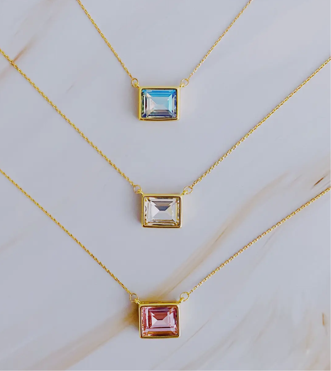 Square Pendant Necklace