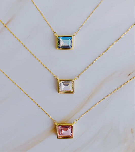 Square Pendant Necklace