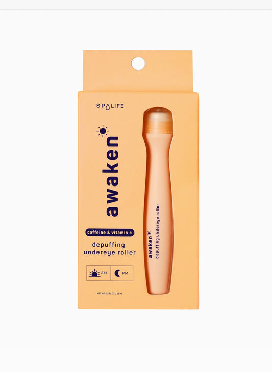 Under eye depuffing roller