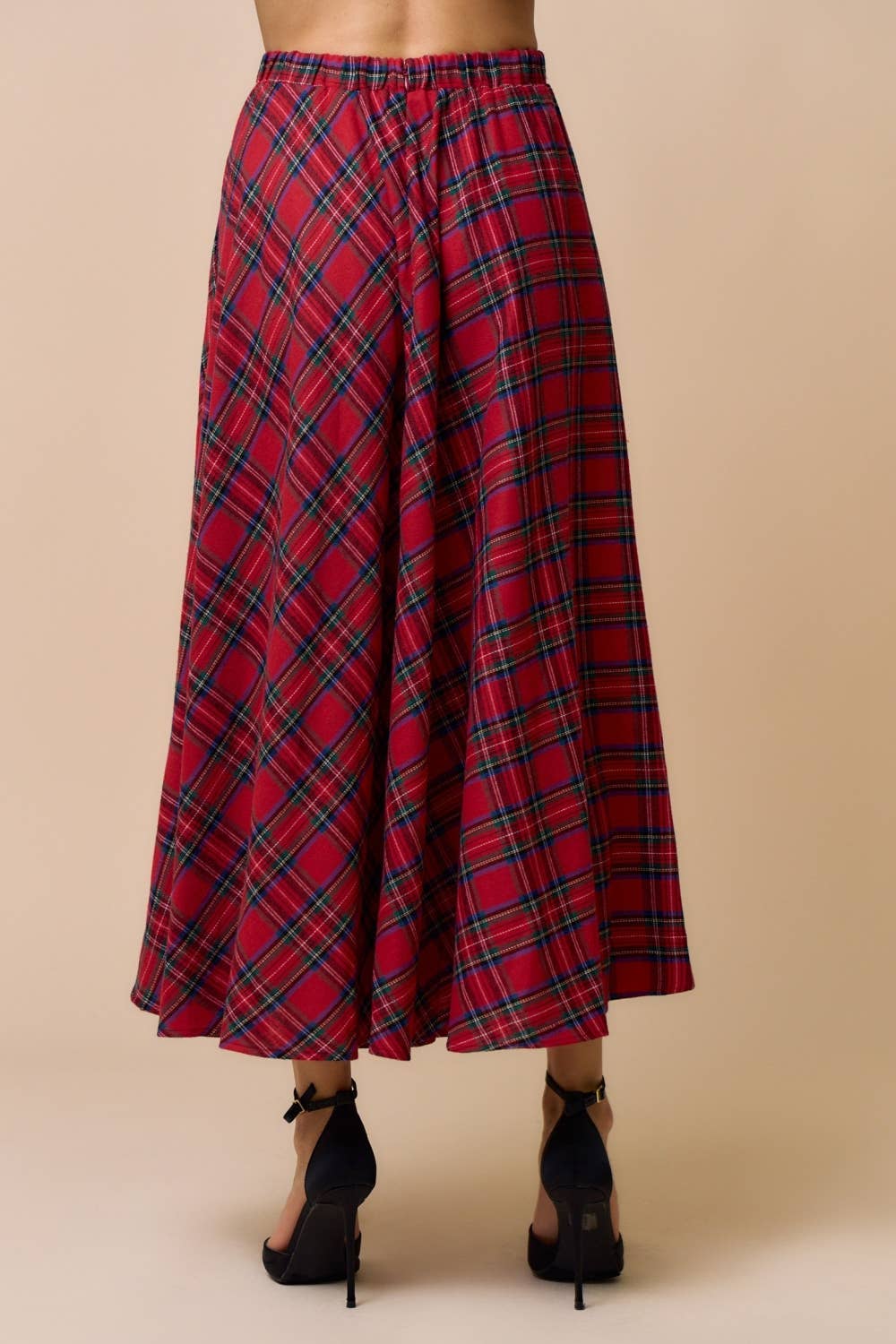 Plaid Maxi Skirt