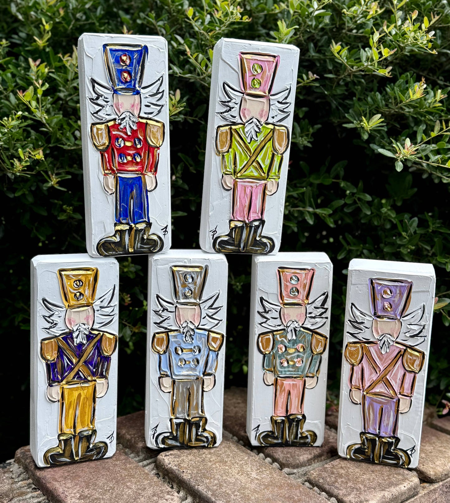 Nutcracker Textured Art Block