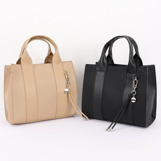 Faux Leather Tote Bag