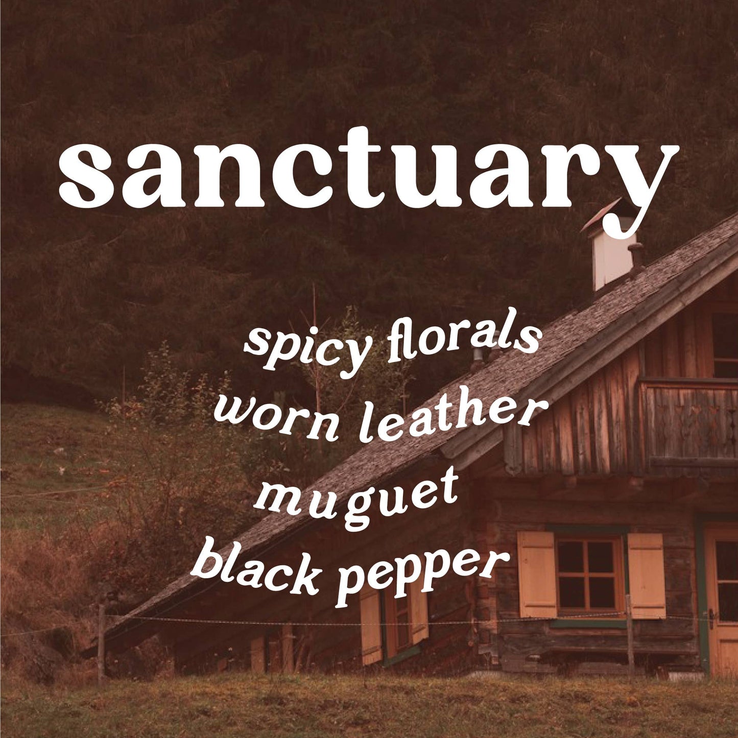 Sanctuary 9 oz. Hue Candle (Leather + Incense)