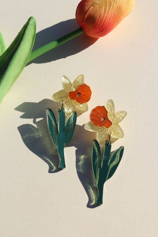 Daffodil Earrings