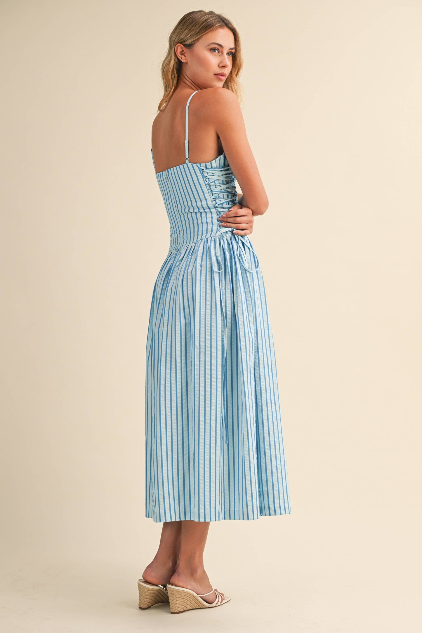 Lace Up Midi