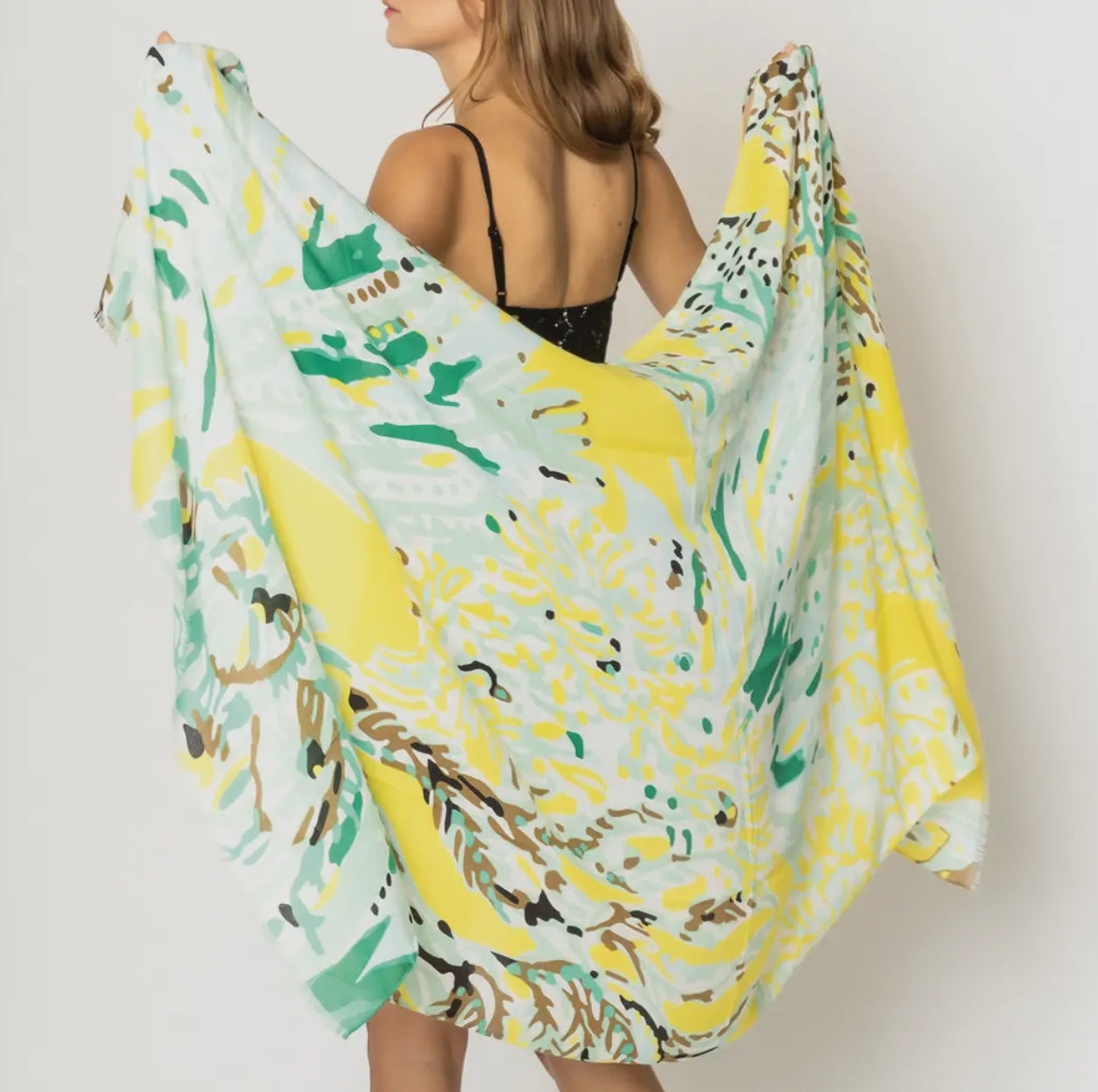 Floral Print Scarf