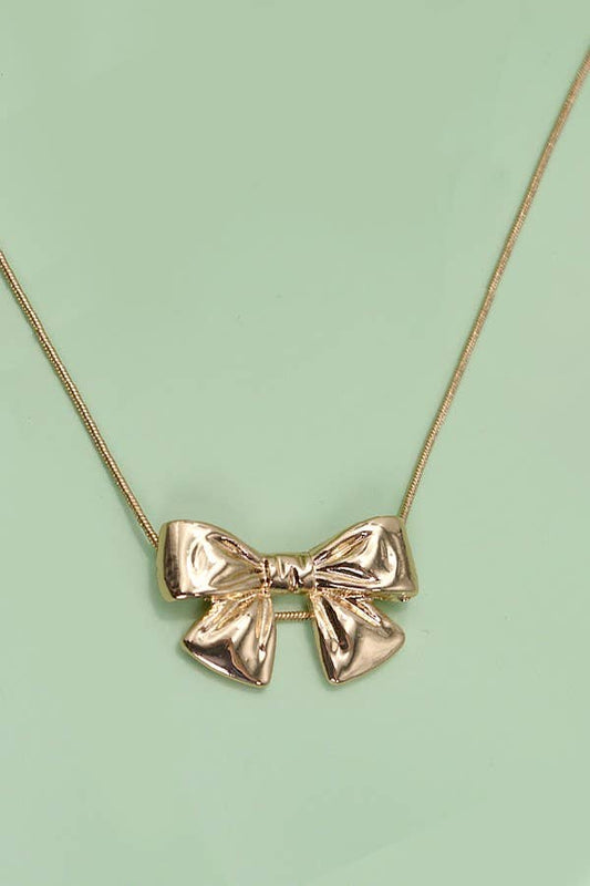 Classic Bow Necklace