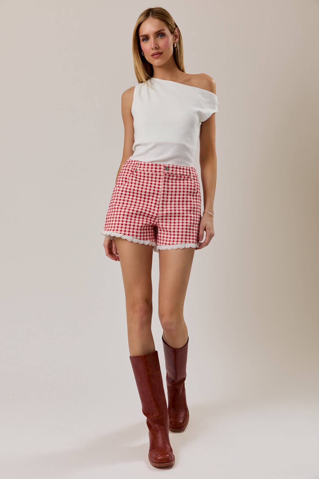 GINGHAM SHORTS