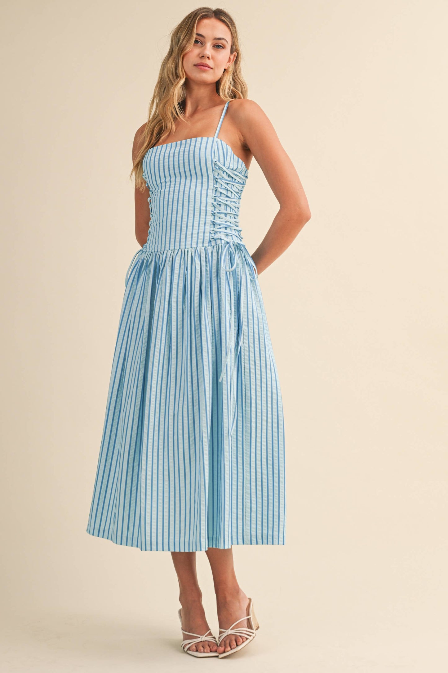 Lace Up Midi
