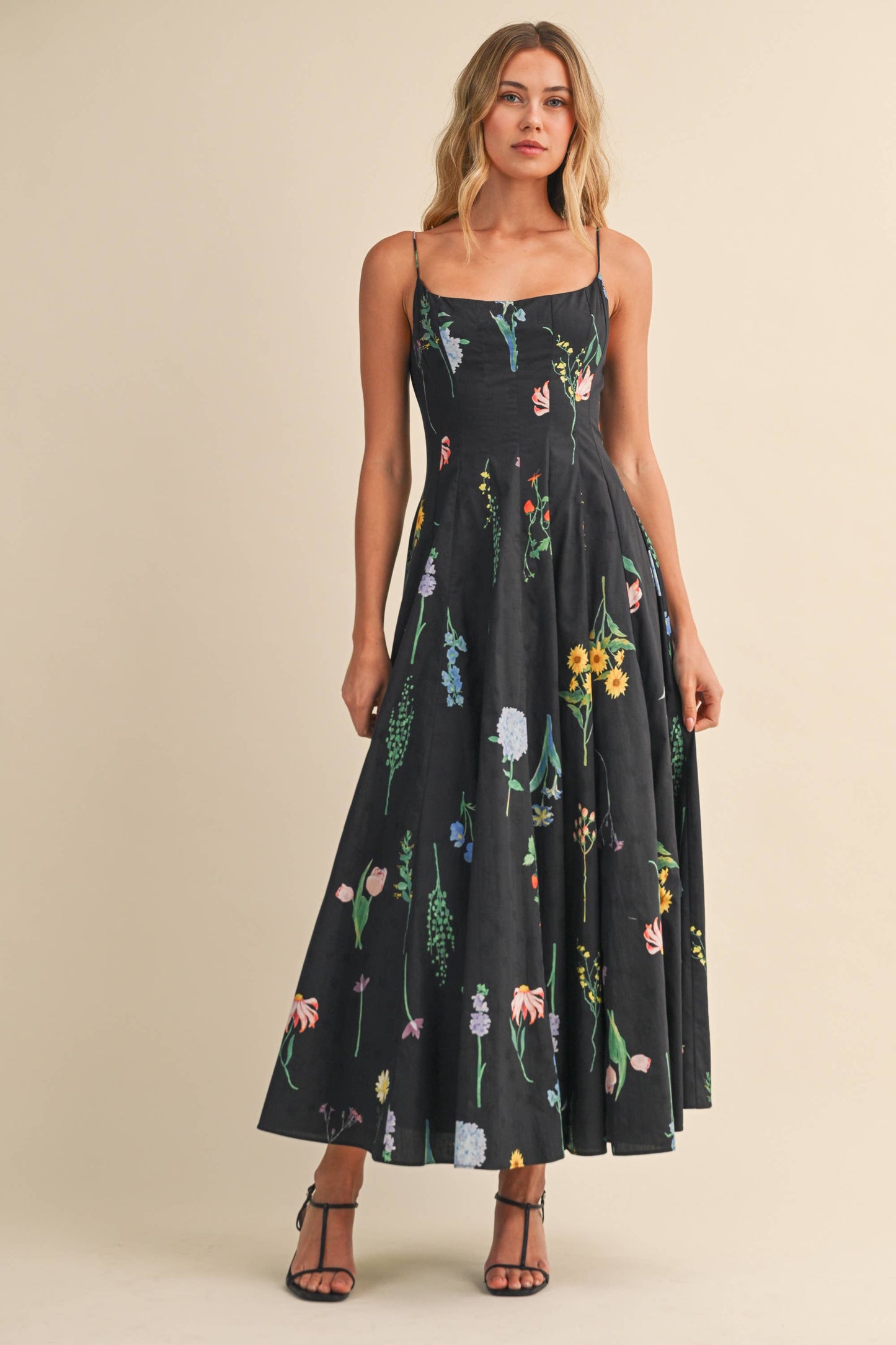 FLORAL PRINTED Maxi