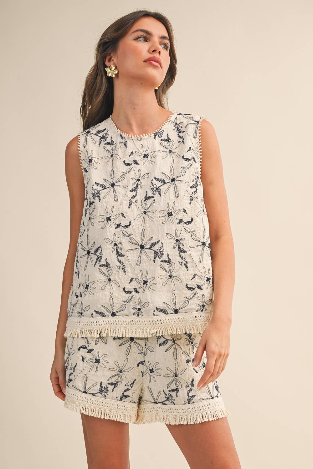 Fringy Floral SET