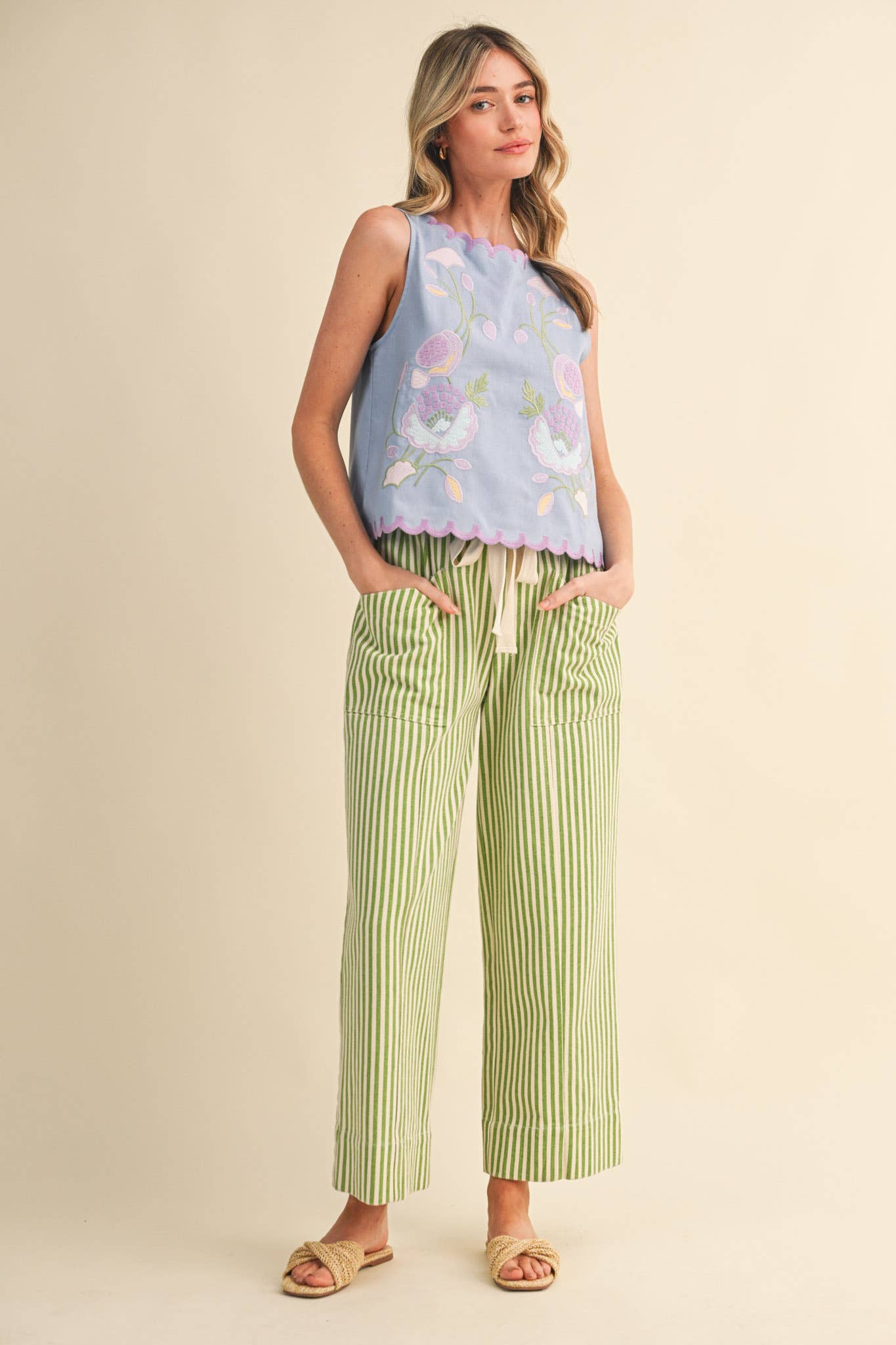 SCALLOPED TANK