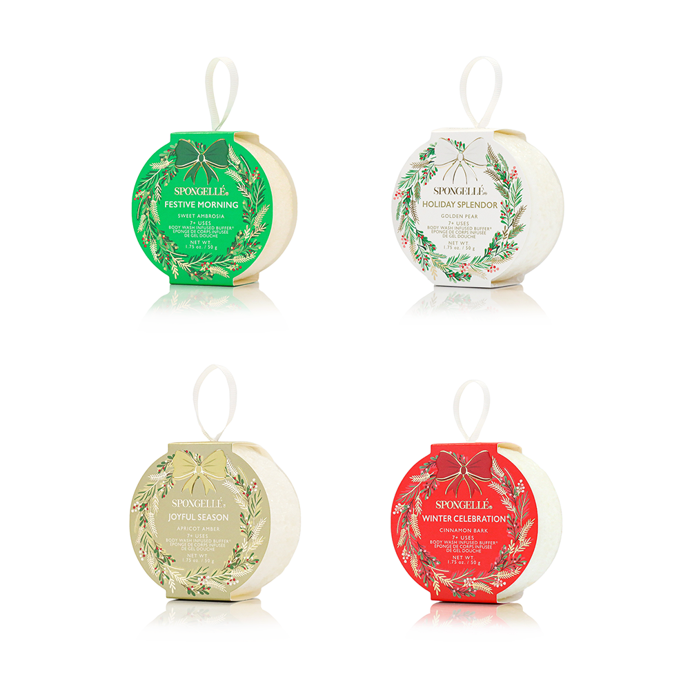 Holiday Wreath Body Buffer Assorted Pack | STOCKING STUFFERS