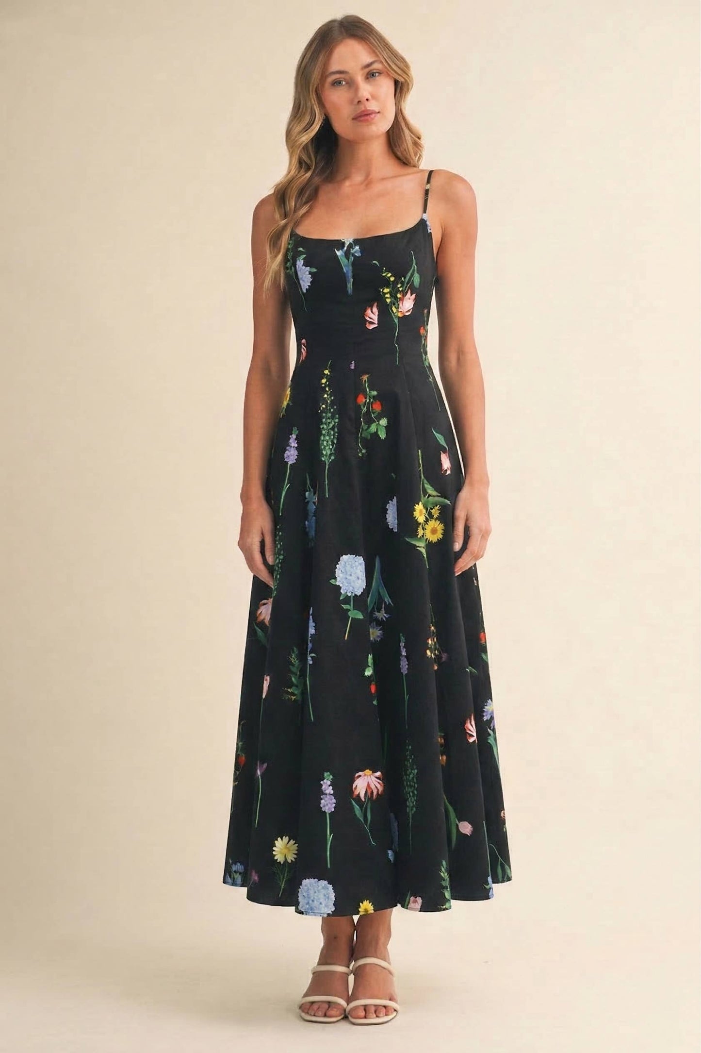 FLORAL PRINTED Maxi