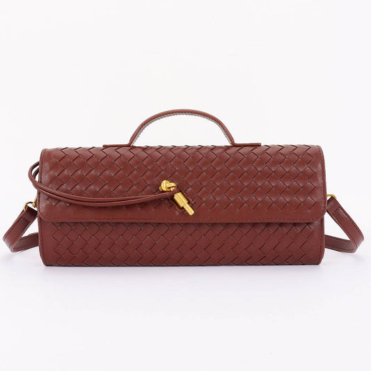 Woven Leather Handbag